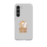 Cats In Love Titanic Samsung Soft Case By Vexels