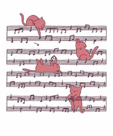 Music Cats Design By Vexels