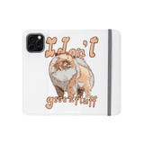 I Don't Give A Fluff Pomeranian iPhone Folio Case By Vexels