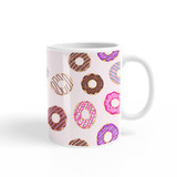 Donuts Pattern Coffee Mug By Artists Collection