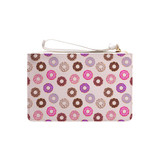 Donuts Pattern Clutch Bag By Artists Collection