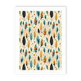 Boho Feathers Art Print By Artists Collection