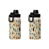 Boho Feathers Water Bottle By Artists Collection