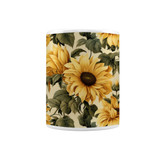 Sunflower Pattern Coffee Mug By Artists Collection