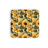 Sunflower Pattern Coaster Set By Artists Collection