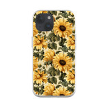 Sunflower Pattern iPhone Soft Case By Artists Collection