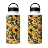 Sunflower Pattern Water Bottle By Artists Collection