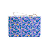 Doodle Flowers Pattern Clutch Bag By Artists Collection
