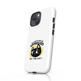 All Guests Must Be Approved By The Cat iPhone Tough Case By Vexels