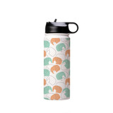 Elephant Pattern Water Bottle By Artists Collection