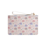 Elephant Rainbow Pattern Clutch Bag By Artists Collection