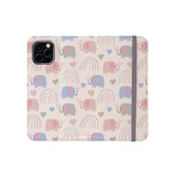 Elephant Rainbow Pattern iPhone Folio Case By Artists Collection