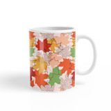 Fall Leaf Pattern Coffee Mug By Artists Collection