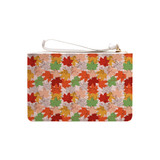 Fall Leaf Pattern Clutch Bag By Artists Collection