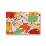 Fall Leaf Pattern Canvas Print By Artists Collection