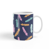Feather Pattern Coffee Mug By Artists Collection
