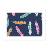 Feather Pattern Art Print By Artists Collection