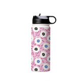 Floral Pattern Water Bottle By Artists Collection