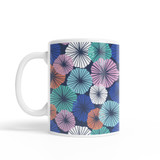 Flower Umbrella Pattern Coffee Mug By Artists Collection