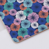 Flower Umbrella Pattern Clutch Bag By Artists Collection