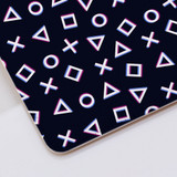 Game Play Pattern Clutch Bag By Artists Collection