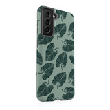 Green Leaves Pattern Samsung Tough Case By Artists Collection