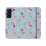Grl Pwr Pattern Samsung Folio Case By Artists Collection