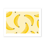 Hand Drawn Bananas Pattern Art Print By Artists Collection