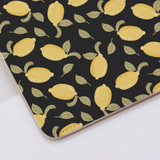 Hand Drawn Lemons Pattern Clutch Bag By Artists Collection