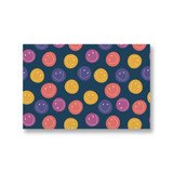 Happy Faces Pattern Canvas Print By Artists Collection