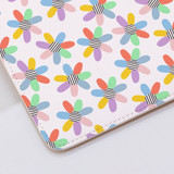 Happy Flowers Pattern Clutch Bag By Artists Collection