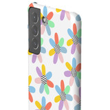 Happy Flowers Pattern Samsung Snap Case By Artists Collection