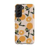 Juicy Orange Pattern Samsung Tough Case By Artists Collection