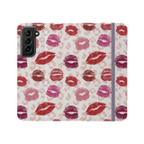 Kiss Pattern Samsung Folio Case By Artists Collection