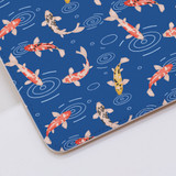 Koi Pattern Clutch Bag By Artists Collection