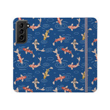 Koi Pattern Samsung Folio Case By Artists Collection