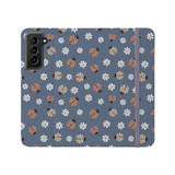 Ladybug Pattern Samsung Folio Case By Artists Collection