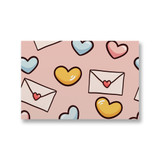 Love Letters Pattern Canvas Print By Artists Collection