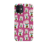 Lucky Cat Pattern iPhone Snap Case By Artists Collection