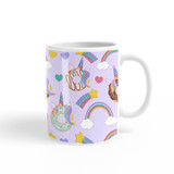 Magical Donuts Pattern Coffee Mug By Artists Collection