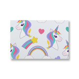 Magical Unicorn Pattern Canvas Print By Artists Collection