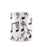 Music Pattern Coffee Mug By Artists Collection