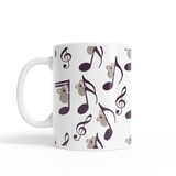 Music Pattern Coffee Mug By Artists Collection