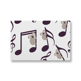 Music Pattern Canvas Print By Artists Collection