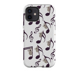Music Pattern iPhone Tough Case By Artists Collection