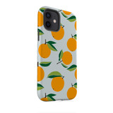 Orange Pattern iPhone Tough Case By Artists Collection