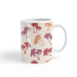 Palm Trees Pattern Coffee Mug By Artists Collection