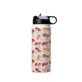 Palm Trees Pattern Water Bottle By Artists Collection
