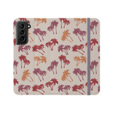 Palm Trees Pattern Samsung Folio Case By Artists Collection