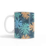 Palm Trees Green Pattern Coffee Mug By Artists Collection